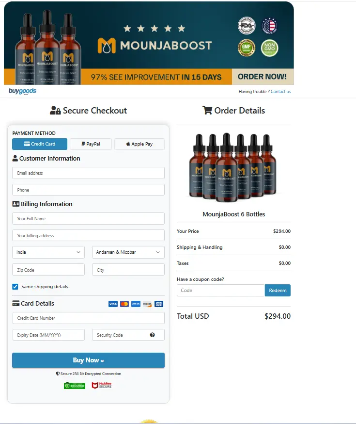 Mounjaboost Order Now